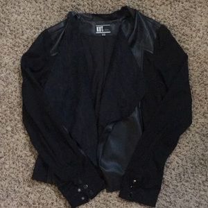 Black moto jacket